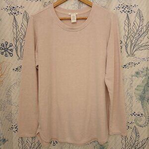 Matty M. Women’s Blush Pink Pullover Long-Sleeve Sweater XL